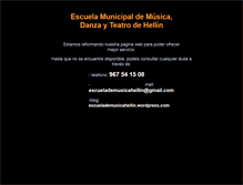 Tablet Screenshot of escuelademusica.hellin.net